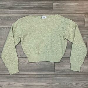 LOLA cropped knitted sweater